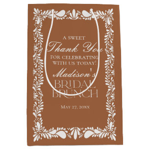 Clay Talavera Tile Fiesta Bridal Brunch Favoriten Mittlere Geschenktüte