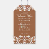 Clay Talavera Tile Fiesta Bridal Brunch Gevor Geschenkanhänger (Vorderseite)