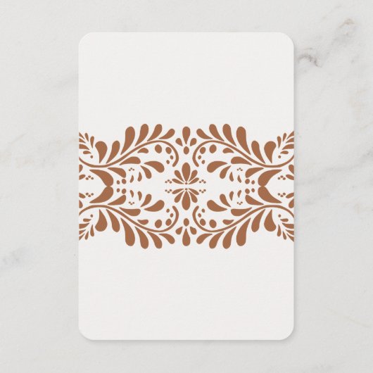 Clay Talavera Tile Share Rezept Einladung (Rückseite)