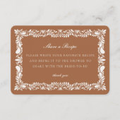 Clay Talavera Tile Share Rezept Einladung (Vorderseite)