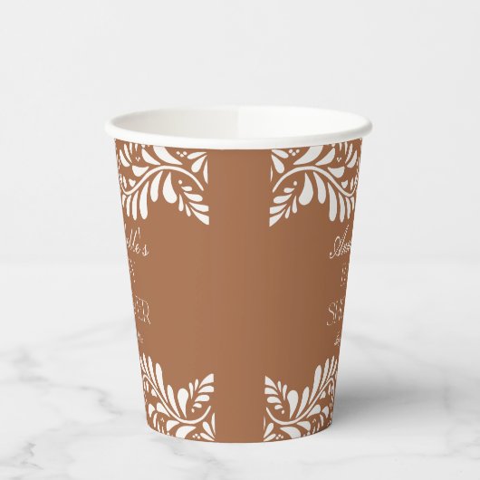 Clay Talavera Tile Spanische Fiesta Babydusche Pappbecher (Links)