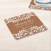 Clay Talavera Tile Spanische Fiesta Taufe Rechteckiger Pappuntersetzer (angewinkelt)