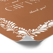 Clay Talavera Tile Spanische Karten und Geschenkze Poster (Ecke)