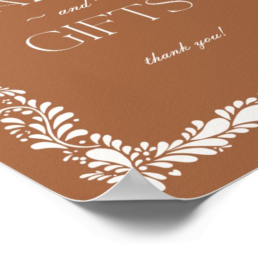 Clay Talavera Tile Spanische Karten und Geschenkze Poster (Ecke)