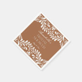 Clay Talavera Tile Spanish Fiesta Brautparty Serviette (Ecke)