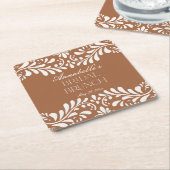 Clay Talavera Tile Spanish Fiesta Bridal Brunch Rechteckiger Pappuntersetzer (angewinkelt)
