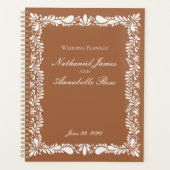 Clay Talavera Tile Spanish Fiesta Floral Wedding Planer (Vorderseite)