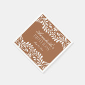 Clay Talavera Tile Spanish Fiesta Geburtstag Serviette (Ecke)