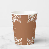 Clay Talavera Tile Spanish Fiesta Wedding Pappbecher (Links)