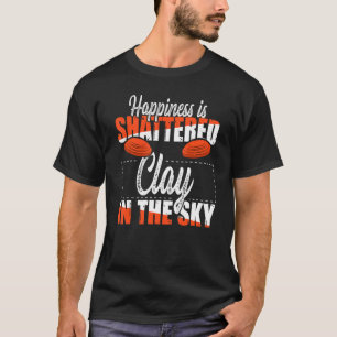 Clay-Tauben-Shooting für einen Trap-Shooter T-Shirt