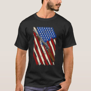 Clay-Tauben-Shooting - Jagen - American-USA-Shot T-Shirt