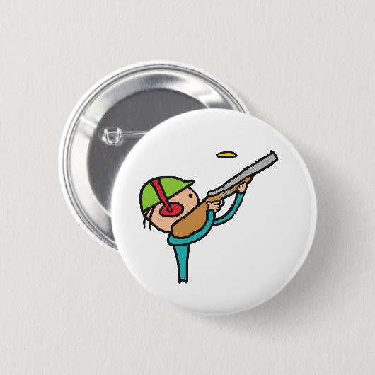 Clay-Tauben-Trap Shooting Button (Vorne & Hinten)