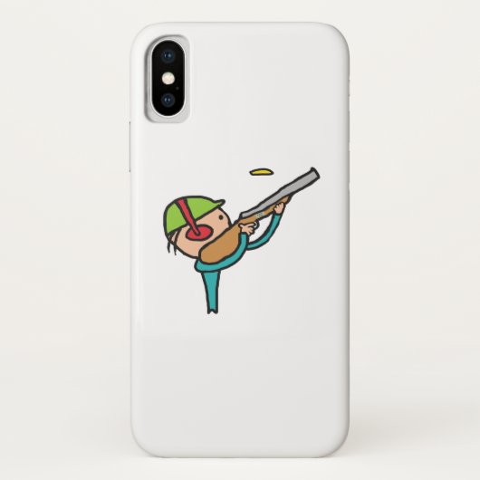 Clay-Tauben-Trap Shooting Case-Mate iPhone Hülle (Rückseite)