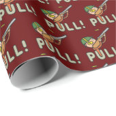 Clay-Tauben-Trap Shooting Geschenkpapier (Rolleneckpunkt)