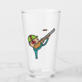 Clay-Tauben-Trap Shooting Glas (Vorderseite)