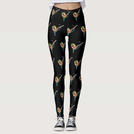 Clay-Tauben-Trap Shooting Leggings (Vorderseite)