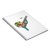 Clay-Tauben-Trap Shooting Notizblock (Rechte Seite)