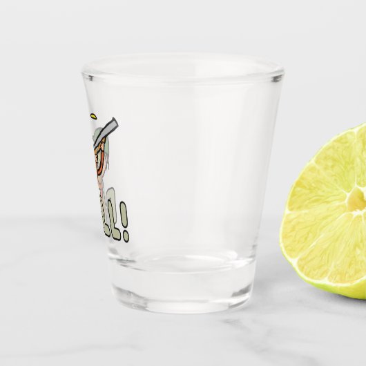 Clay-Tauben-Trap Shooting Schnapsglas (Rechts)