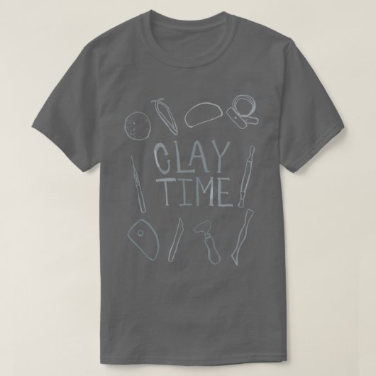 Clay Time T-Shirt (Design vorne)