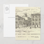 Clay West Side Postkarte (Vorne/Hinten)