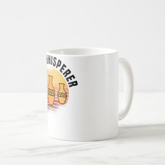 Clay Whisperer - Pottery Ceramics Kaffeetasse (VorderseiteRechts)