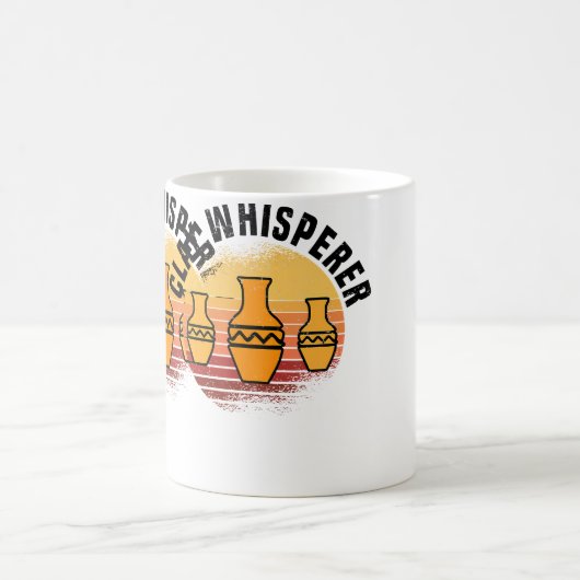 Clay Whisperer - Pottery Ceramics Kaffeetasse (Mittel)