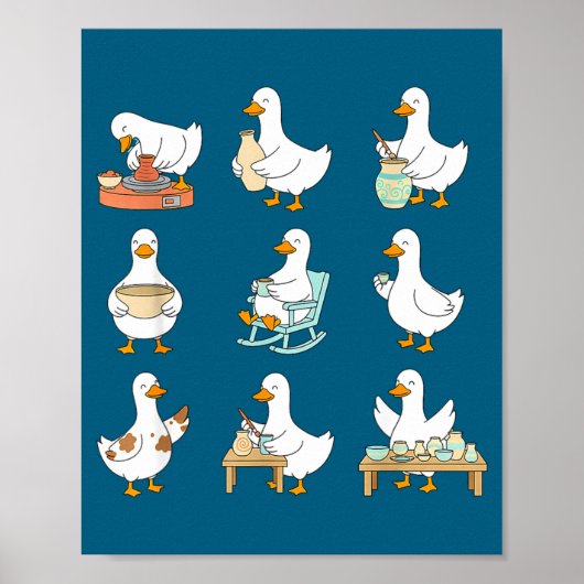 Clay Whisperer T Er Ceramic Silly Goose Making Tte Poster (Vorne)