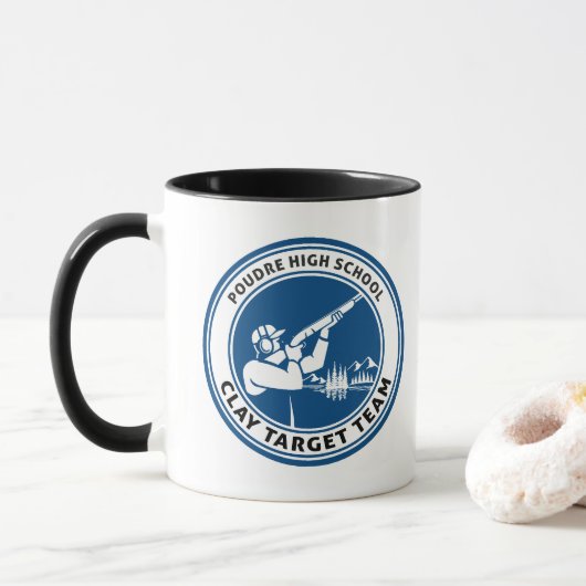 Clay-Ziel-Team-Tasse Tasse (Mit Donut)
