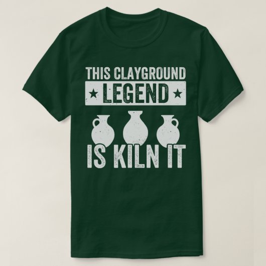 ClaygroundFunny Pottery Clay T-Shirt (Design vorne)