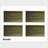 Claymore Mine Aufkleber Mk II Front gegen Feind (Blatt)