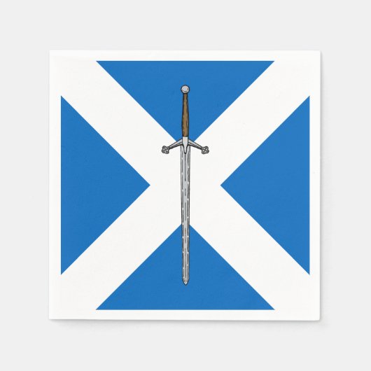 Claymore und Salreifen Serviette (Vorderseite)