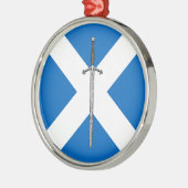 Claymore und Saltire Ornament Aus Metall (Links)