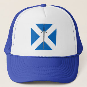 Claymore und Saltire Truckerkappe