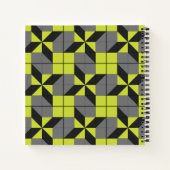 Clay's Choice Quilt Block Quilters Spiral Notebook Notizblock (Rückseite)