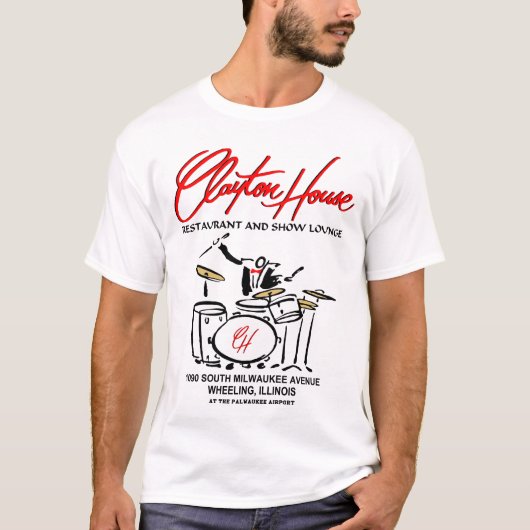 Clayton House Restaurant und Show Lounge, Rad T-Shirt (Vorderseite)