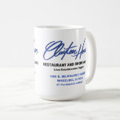 Clayton House Restaurant, Wheel, IL Kaffeetasse (VorderseiteRechts)