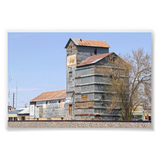 Clayton, New Mexico, Getreidemühle und Aufzug Fotodruck (Vorne)