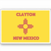Clayton NM Aufkleber (Vorderseite)
