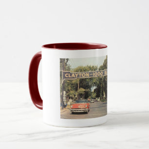 Clayton Thousand Islands NY, 1959 im Vintage-Stil Tasse