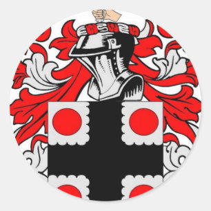 Clayton-Wappen Runder Aufkleber