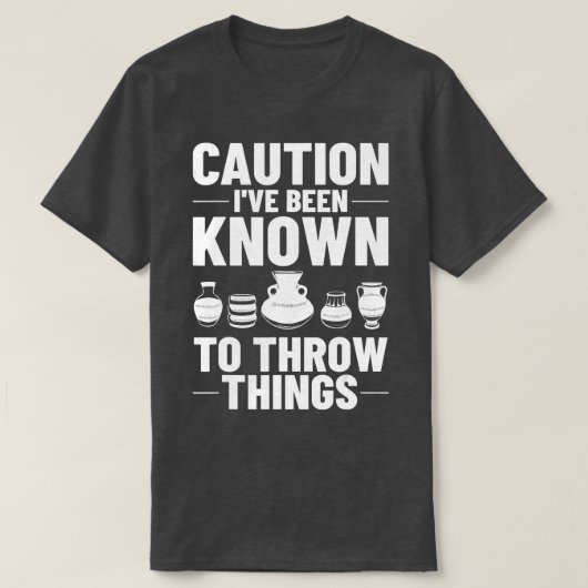 Clayware Clay Keramik Skulptur Keramiken Potter T-Shirt (Design vorne)