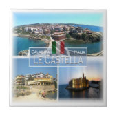 CLB009 LE CASTELLA, Kalabrien, Italien Fliese (Vorderseite)
