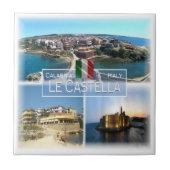 CLB010 LE CASTELLA, Kalabrien, Italien, Fliese (Vorderseite)
