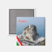 CLB019 TROPEA, Kalabrien, Italien, Kühlschrank Magnet (Vorderseite/Rückseite)