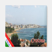 CLB026 CROTONE - Calabria - Italy - Fridge Magnet (Vorne)