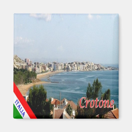 CLB026 CROTONE - Calabria - Italy - Fridge Magnet (Vorne)
