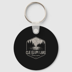 Cle Elum See Washington Outdoors Vintage Schlüsselanhänger