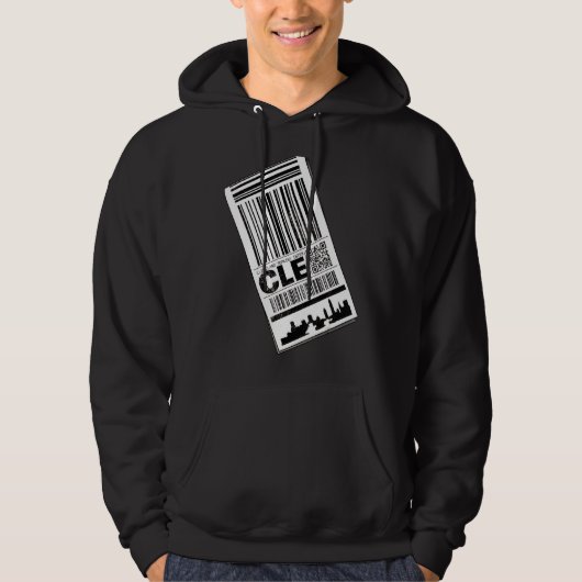 CLE-Gepäckmarke Hoodie (Vorderseite)