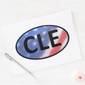 CLE Oval Aufkleber (Umschlag)