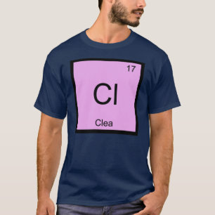 Clea Name Chemie Element Periodensystem T-Shirt